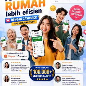 SOCA – Aplikasi Cashback Belanja Online, Belanja Lebih Hemat